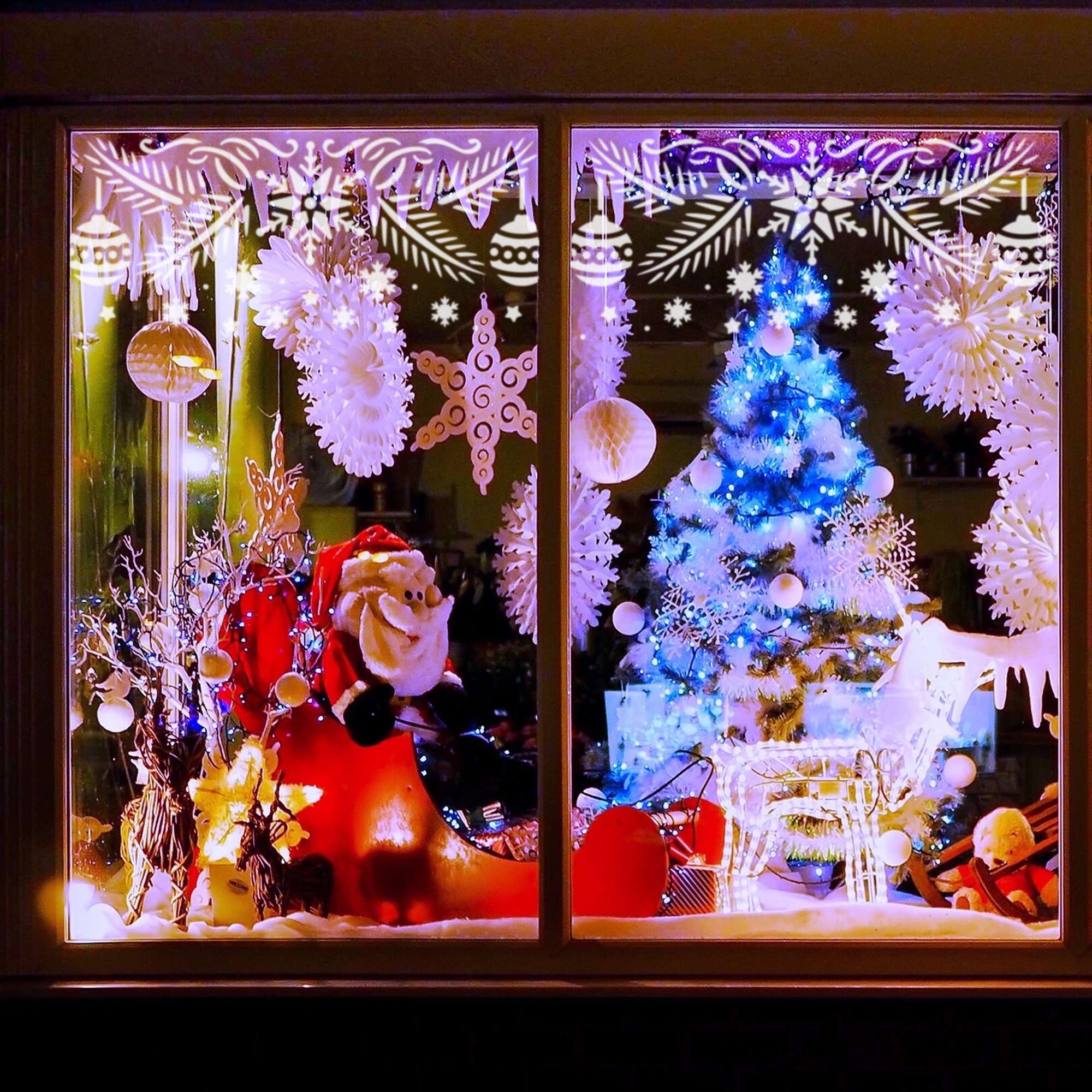 Painting Stencil for Artificial Snow Spray // CHRISTMAS BORDER Painting Stencil for Artificial Snow Spray // CHRISTMAS BORDER